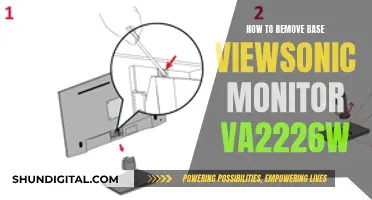 Dismantling a ViewSonic VA2226w Monitor: A Step-by-Step Guide