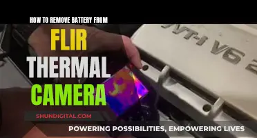 Removing the Battery from Your FLIR Thermal Camera