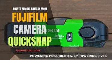 Quick Guide: Removing Fujifilm Quicksnap Camera Battery