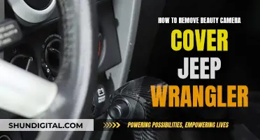 Removing the Beauty Camera Cover from Your Jeep Wrangler