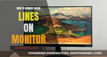 Eliminating Black Lines on Your Monitor: A Quick Guide