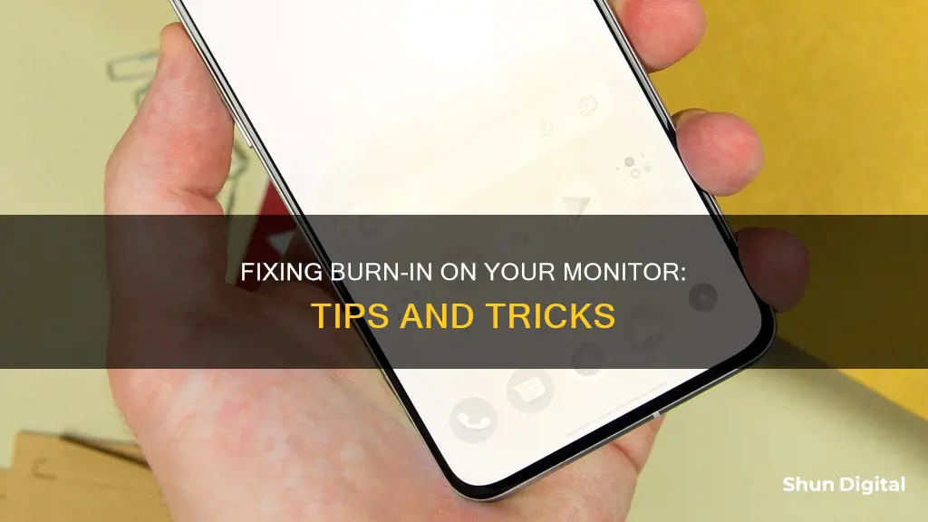 how to remove burn in from a monitor