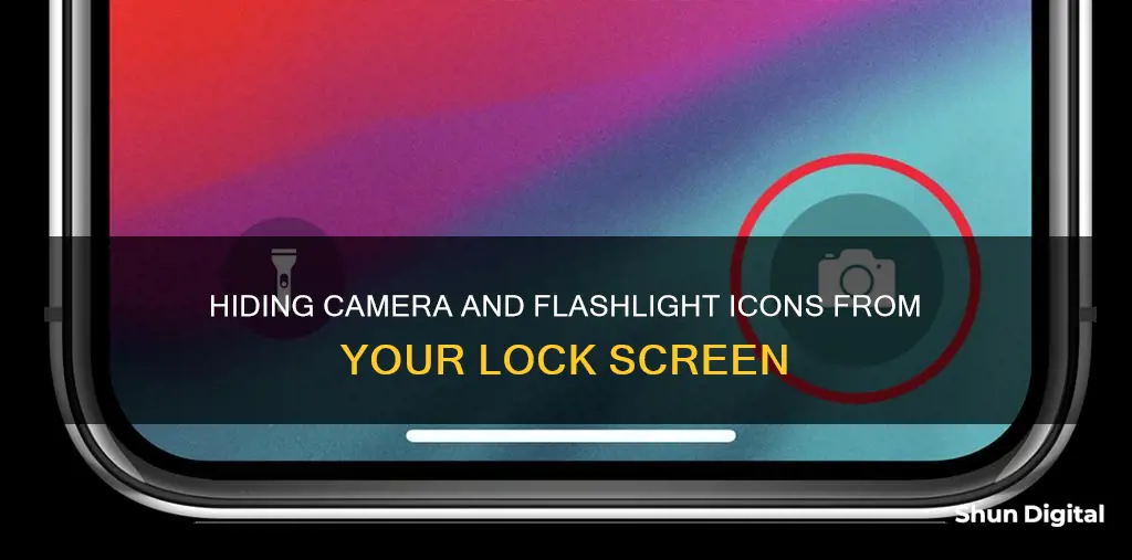 how to remove camera and flashlight from lock screen