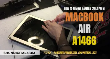 Removing Camera Cable from MacBook Air A1466: Step-by-Step Guide