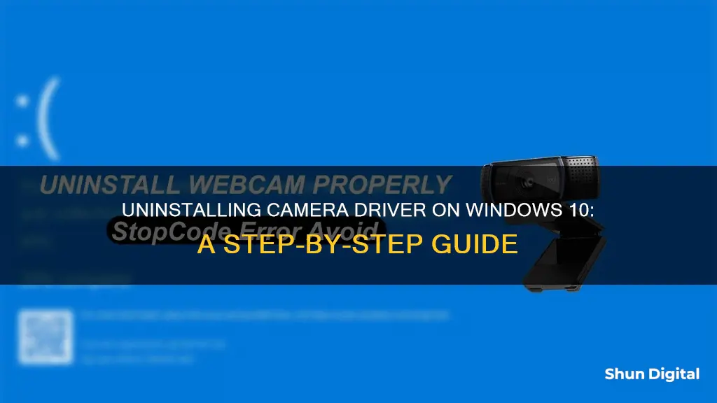 how to remove camera driver for windows 10