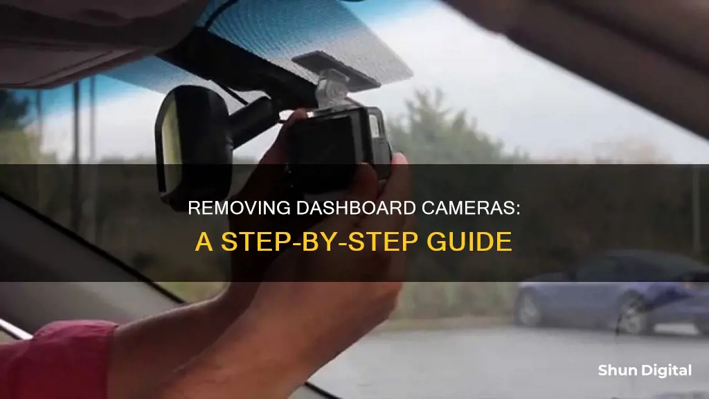 how to remove camera from dashboard