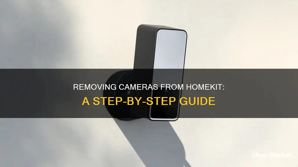 how to remove camera from homekit