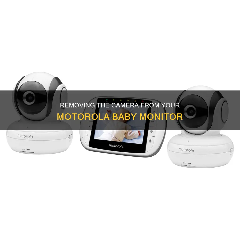 how to remove camera from motorola baby monitor