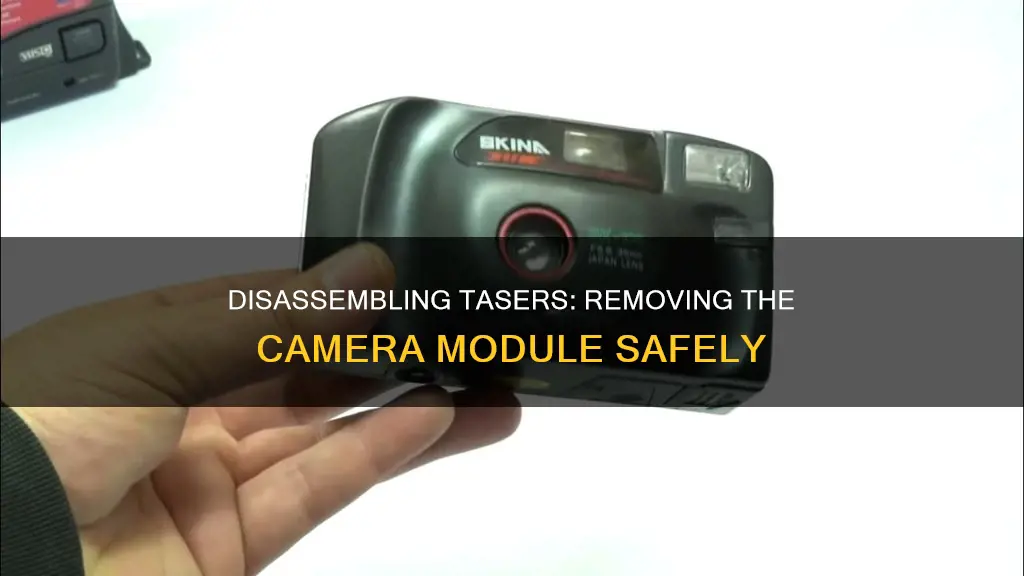 how to remove camera from taser