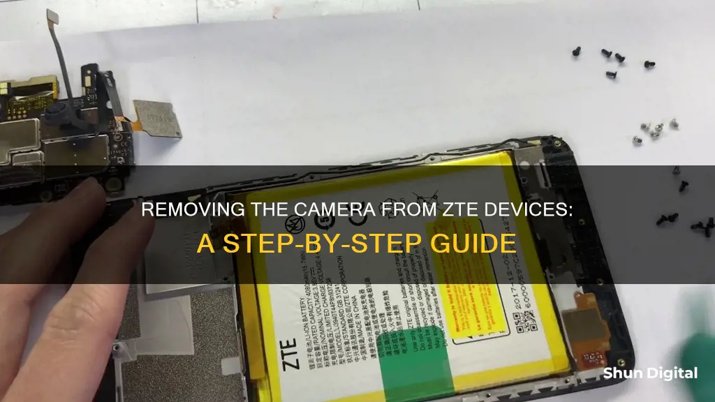 how to remove camera from zte