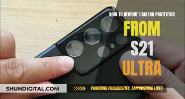 Removing Camera Protector from Your S21 Ultra