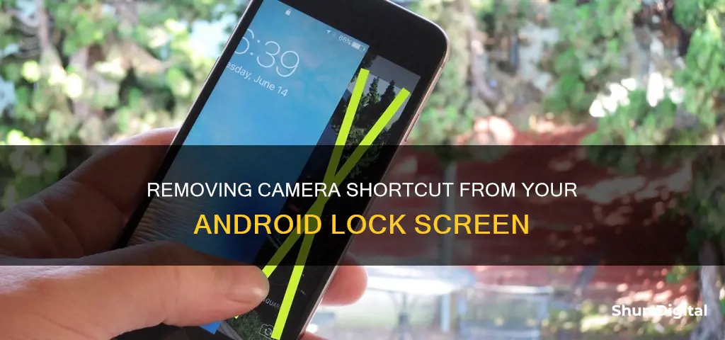 how to remove camera shortcut from android lock screen