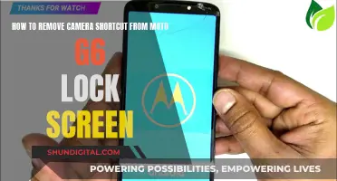 Removing Camera Shortcut from Moto G6 Lock Screen