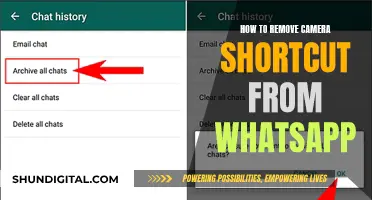 Removing Camera Shortcut on WhatsApp: A Simple Guide