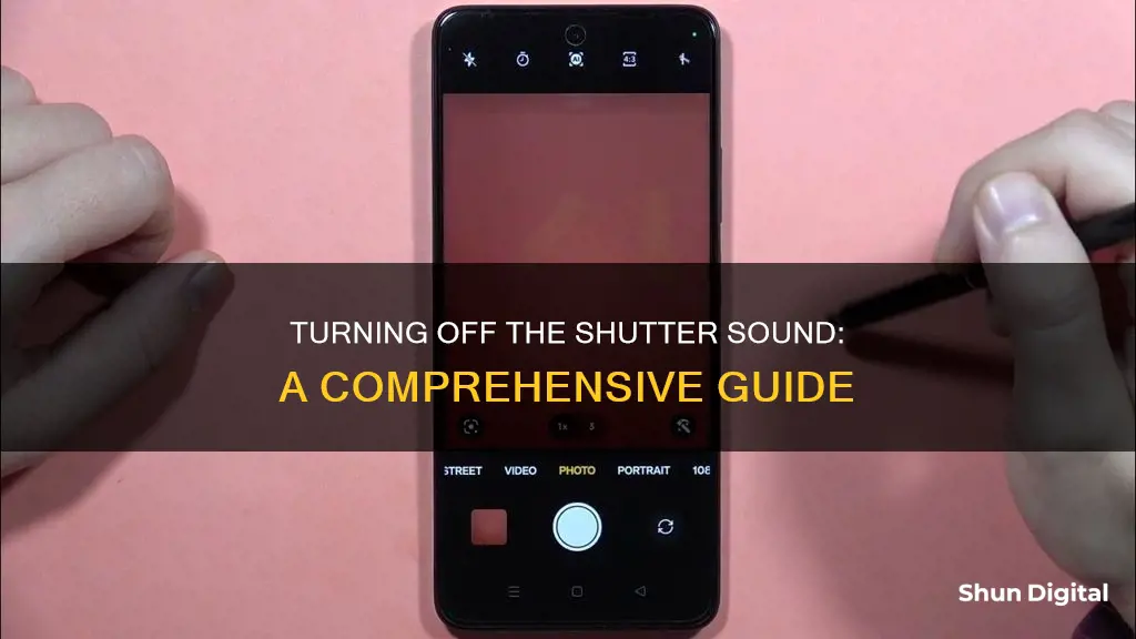 how to remove camera shutter sound