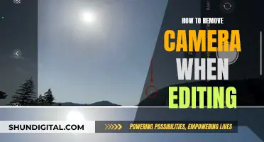 Removing Cameras from Edits: A Step-by-Step Guide