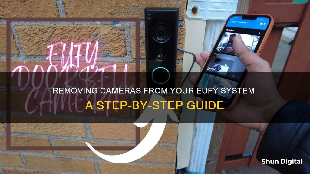 how to remove cameras from eufy system