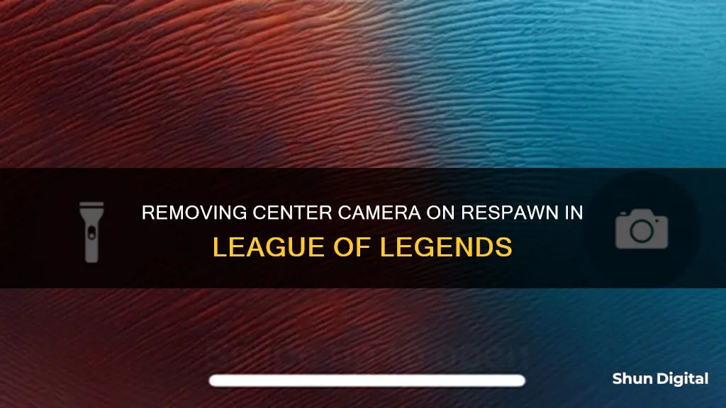 how to remove center camera on respawn league of legends