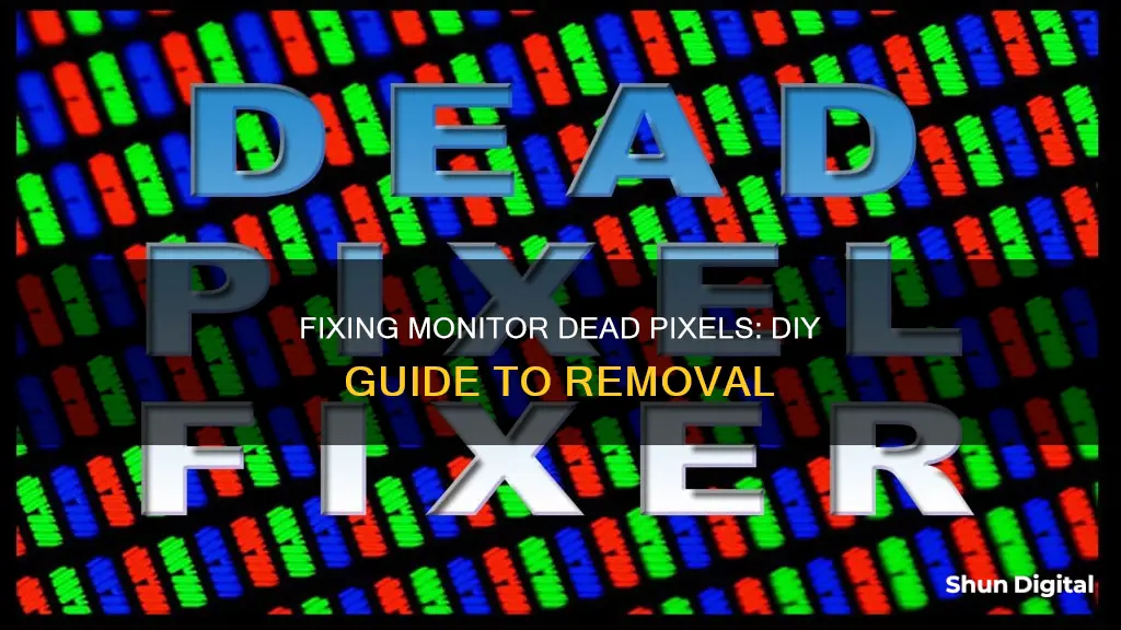 how to remove dead pixel on monitor