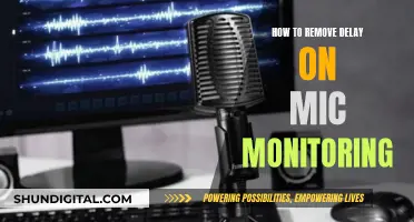 Enhancing Mic Monitoring: Remove Delay for Better Audio Experience