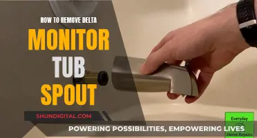 Removing Delta Monitor Tub Spout: A Step-by-Step Guide