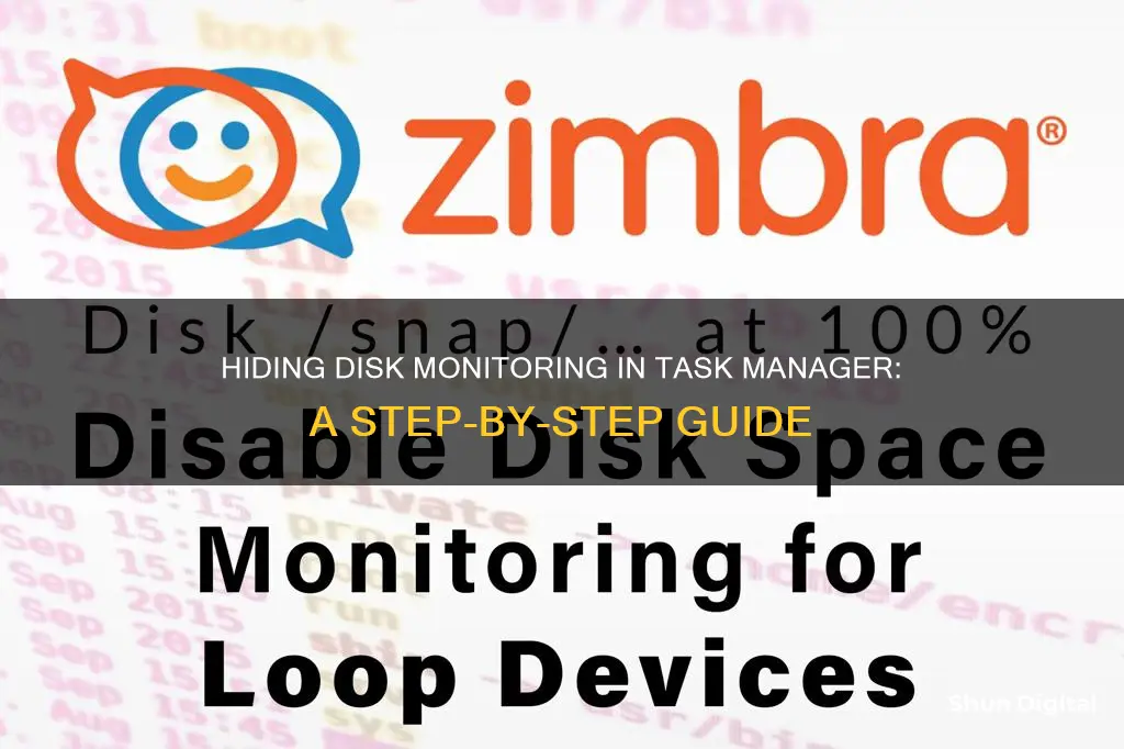 how to remove disk monitoring from task manager