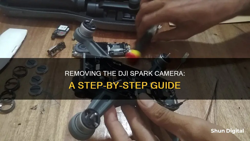 how to remove dji spark camera