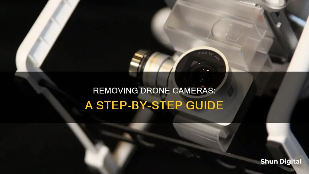 how to remove drone camera