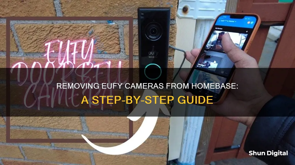 how to remove eufy camera from homebase