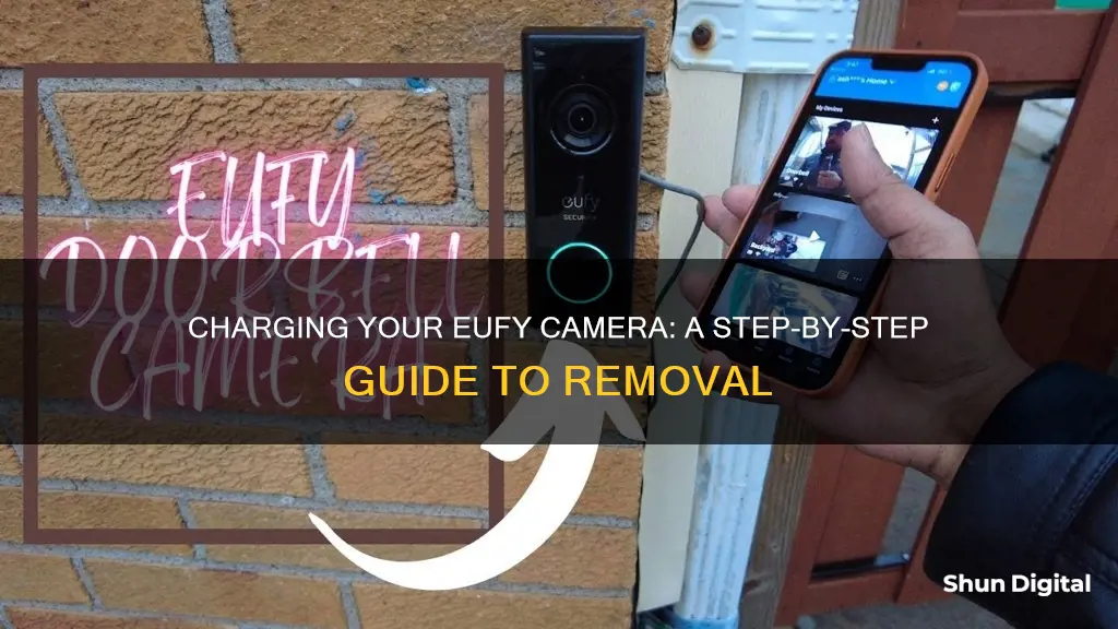 how to remove eufy camera to charge