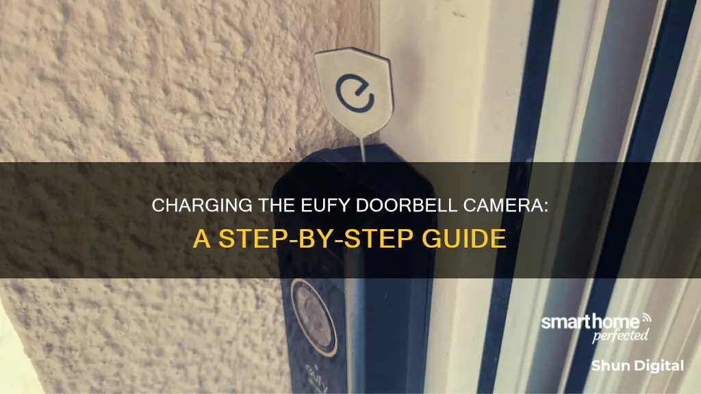 how to remove eufy doorbell camera to charge