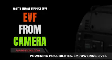 Removing the Eye Piece: Accessing Your Camera's EVF