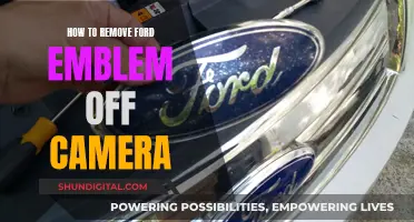 Removing Ford Emblem Off Your Camera: A Step-by-Step Guide