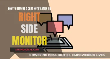 Removing G Chat Notifications from Your Right Monitor