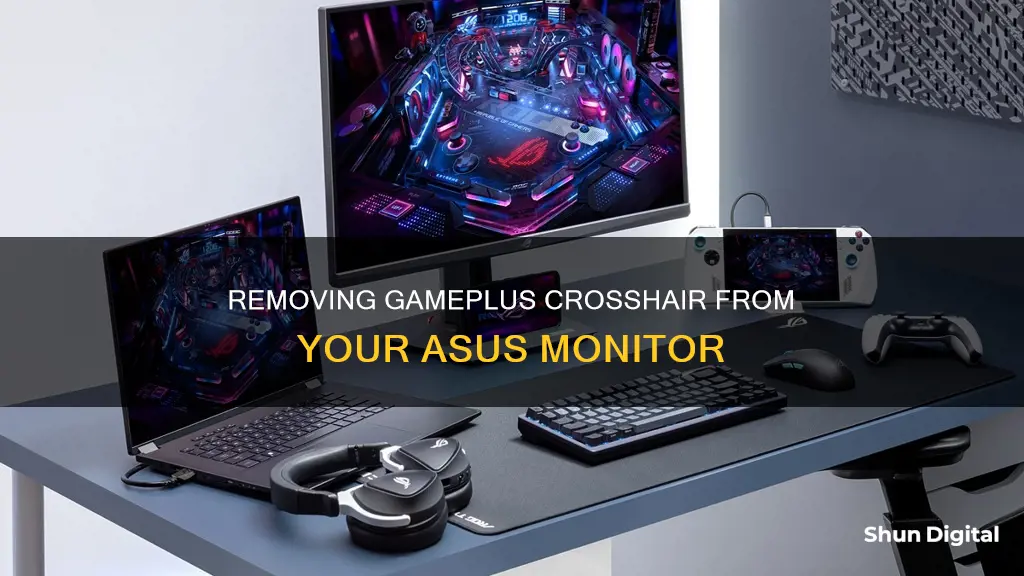 how to remove gameplus crosshair on asus monitor