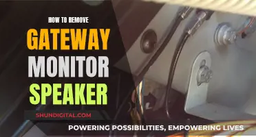 Removing Gateway Monitor Speakers: A Step-by-Step Guide