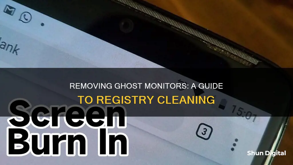 how to remove ghost monitor from registry