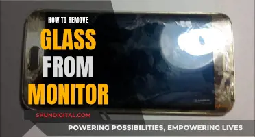 Removing Glass Fragments from Your Monitor Safely