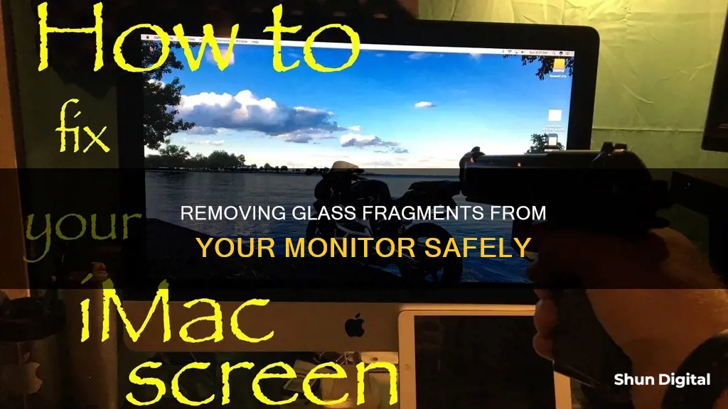 how to remove glass from monitor