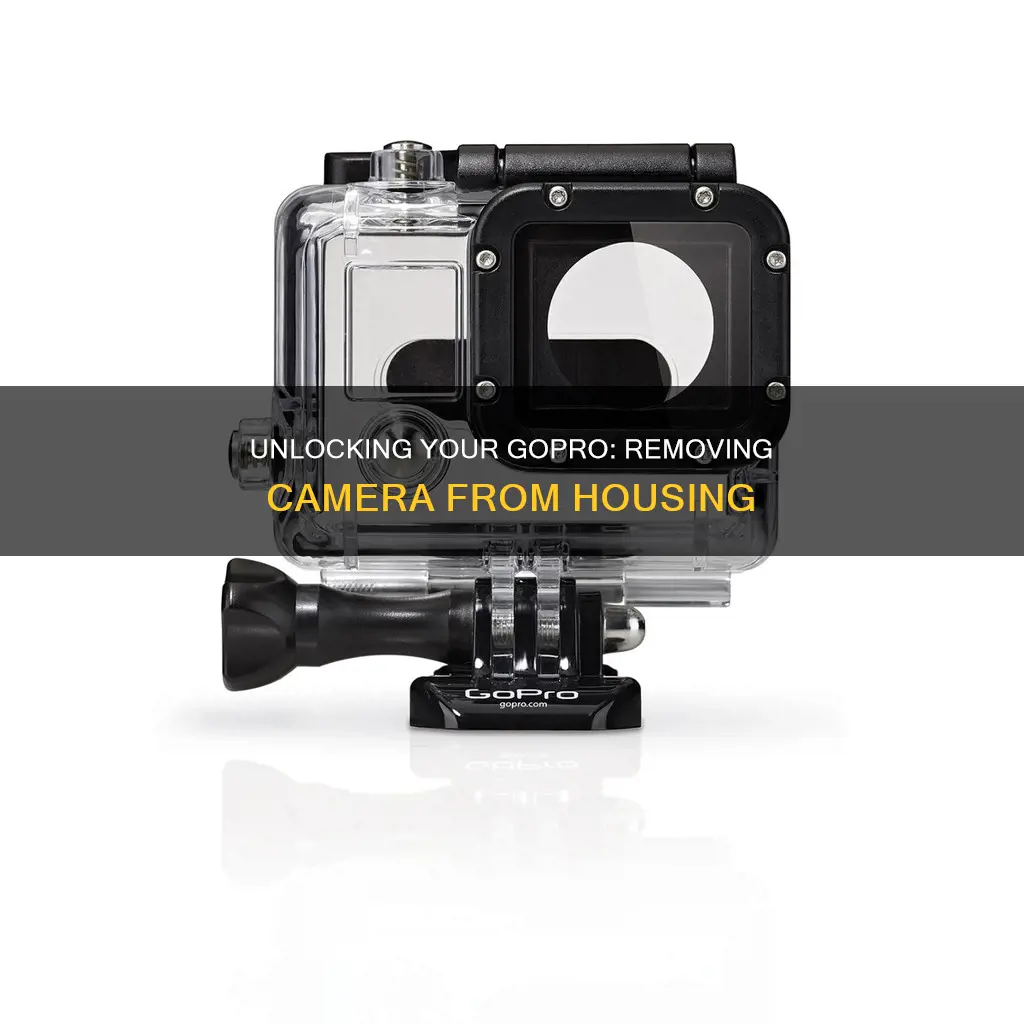 how to remove gopro camera from housing