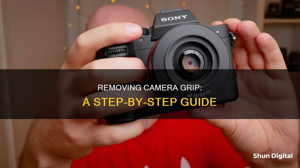 how to remove grip from camera body