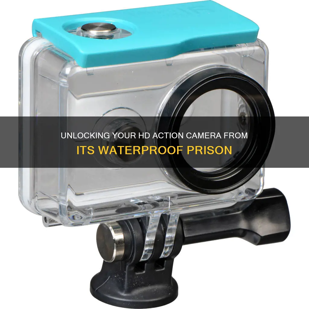 how to remove hd action camera from waterproof case