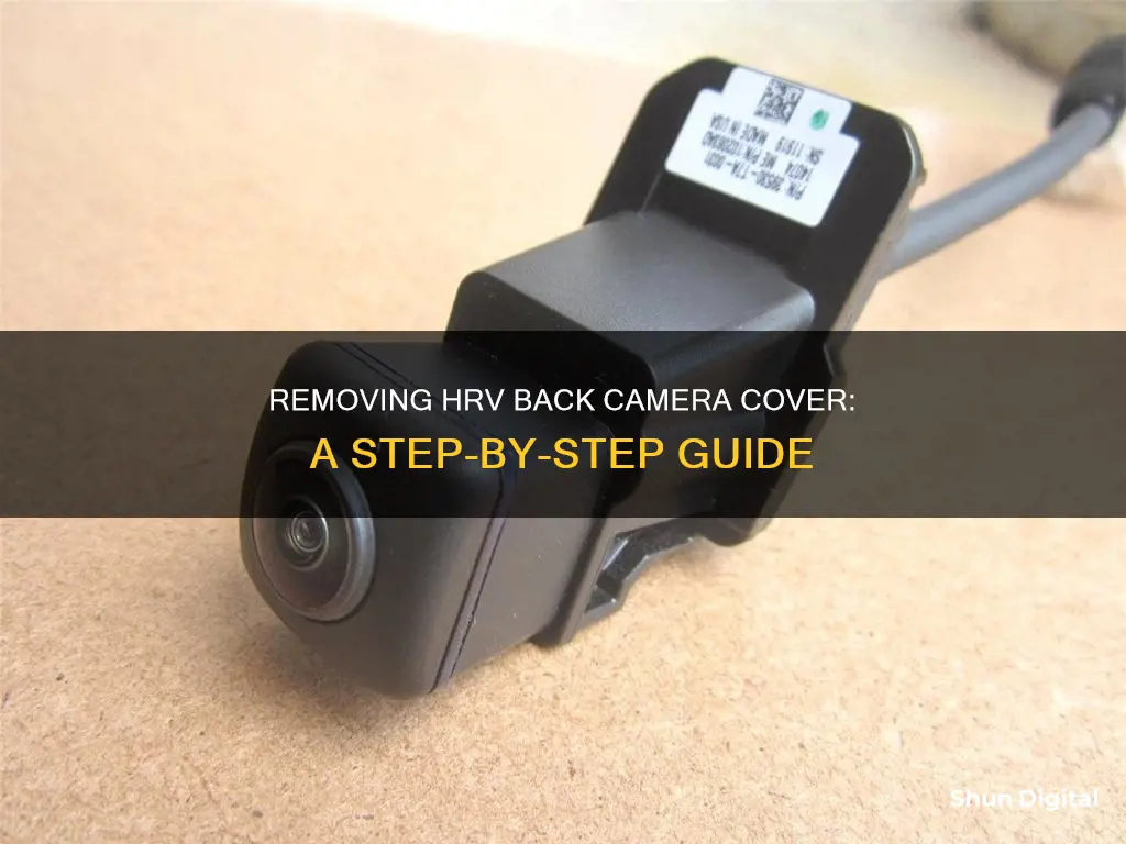 how to remove hrv back camera cover