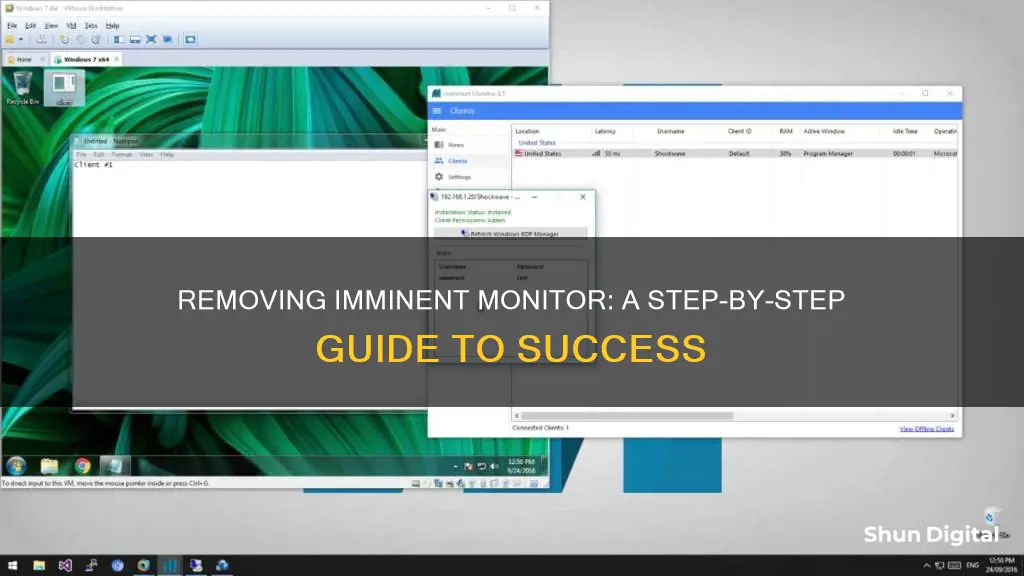 how to remove imminent monitor