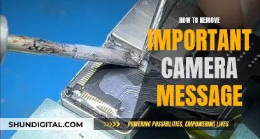 Removing 'Important Camera Message': A Step-by-Step Guide