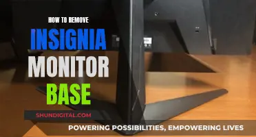 Removing the Insignia Monitor Base: A Step-by-Step Guide