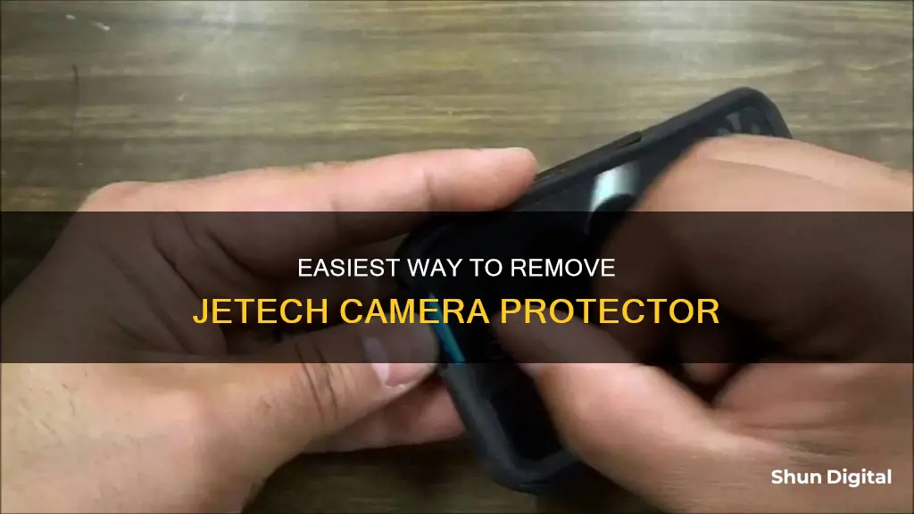 how to remove jetech camera protector