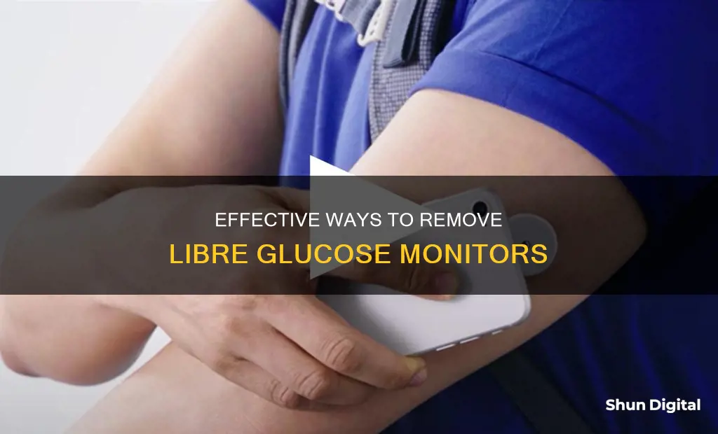 how to remove libre glucose monitor