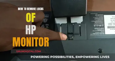 Unlocking HP Monitors: Removing Locks, Accessing Settings