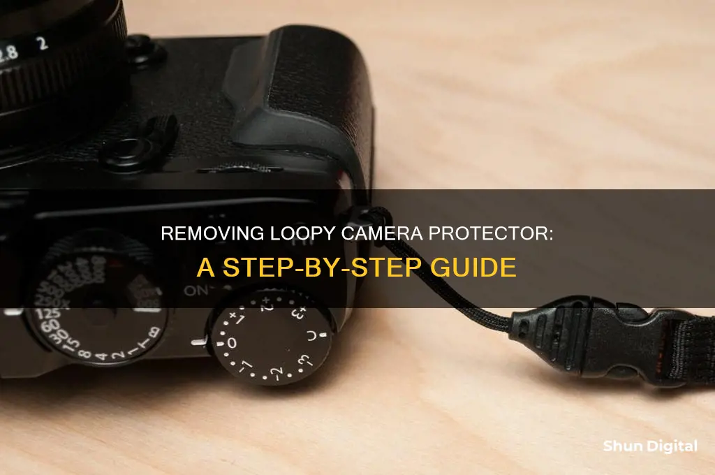 how to remove loopy camera protector